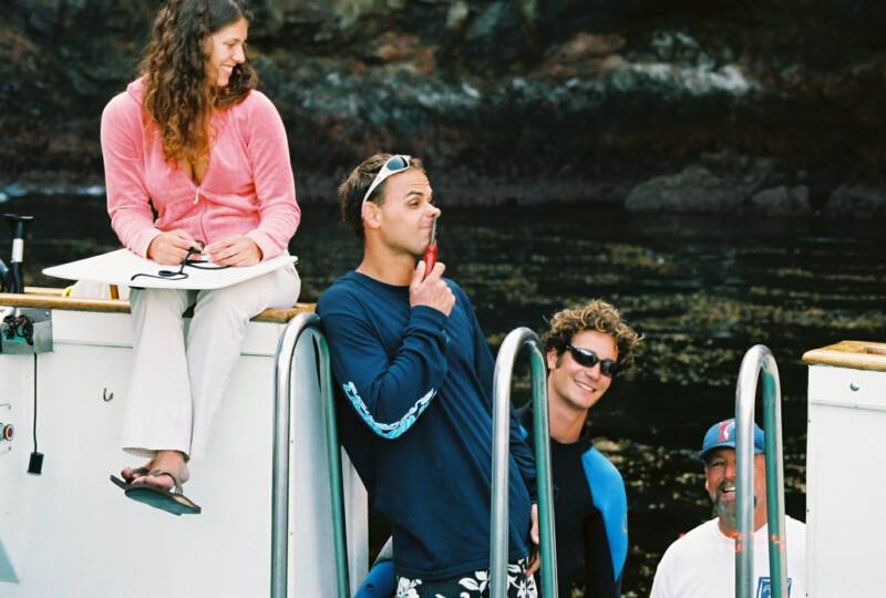 crew of dive boat in santa barbara